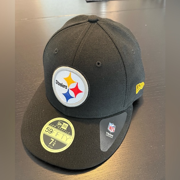 Pittsburgh Steelers low profile hat 7 1/4 - Picture 1 of 4